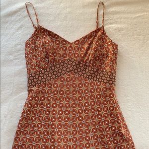 Ann Taylor Loft fall colors dress